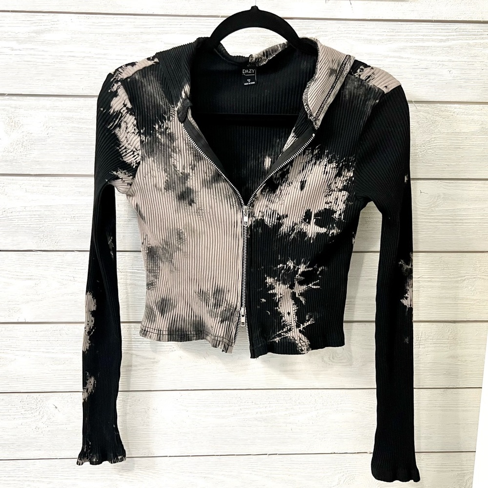 🖤 Tie Dye Zip Up Hooded Jacket 🖤